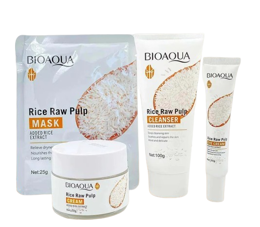 Combo De Arroz Bioaqua Belleza Resplandeciente x4