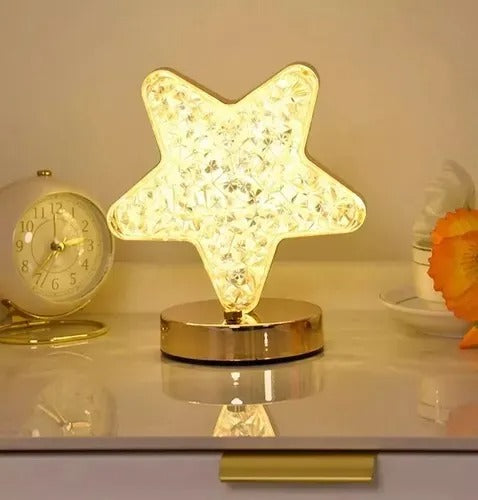 Lampara de Mesa Forma de ESTRELLA