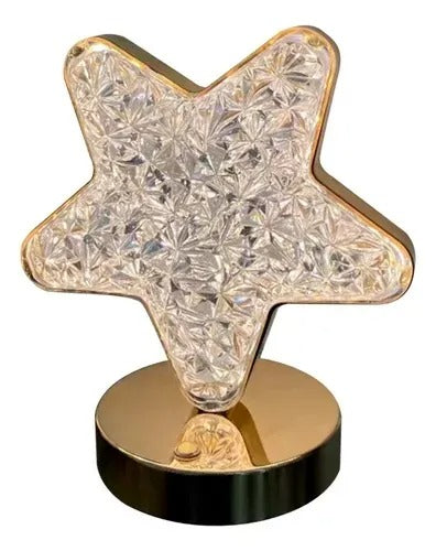 Lampara de Mesa Forma de ESTRELLA